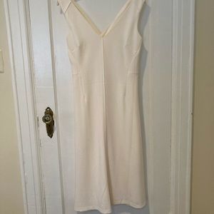 Club Monaco off white midi dress